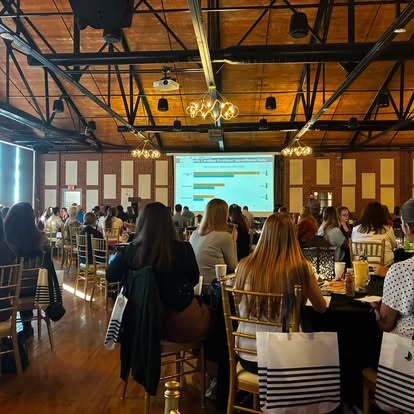 Community partners attending a behavioral health presentation