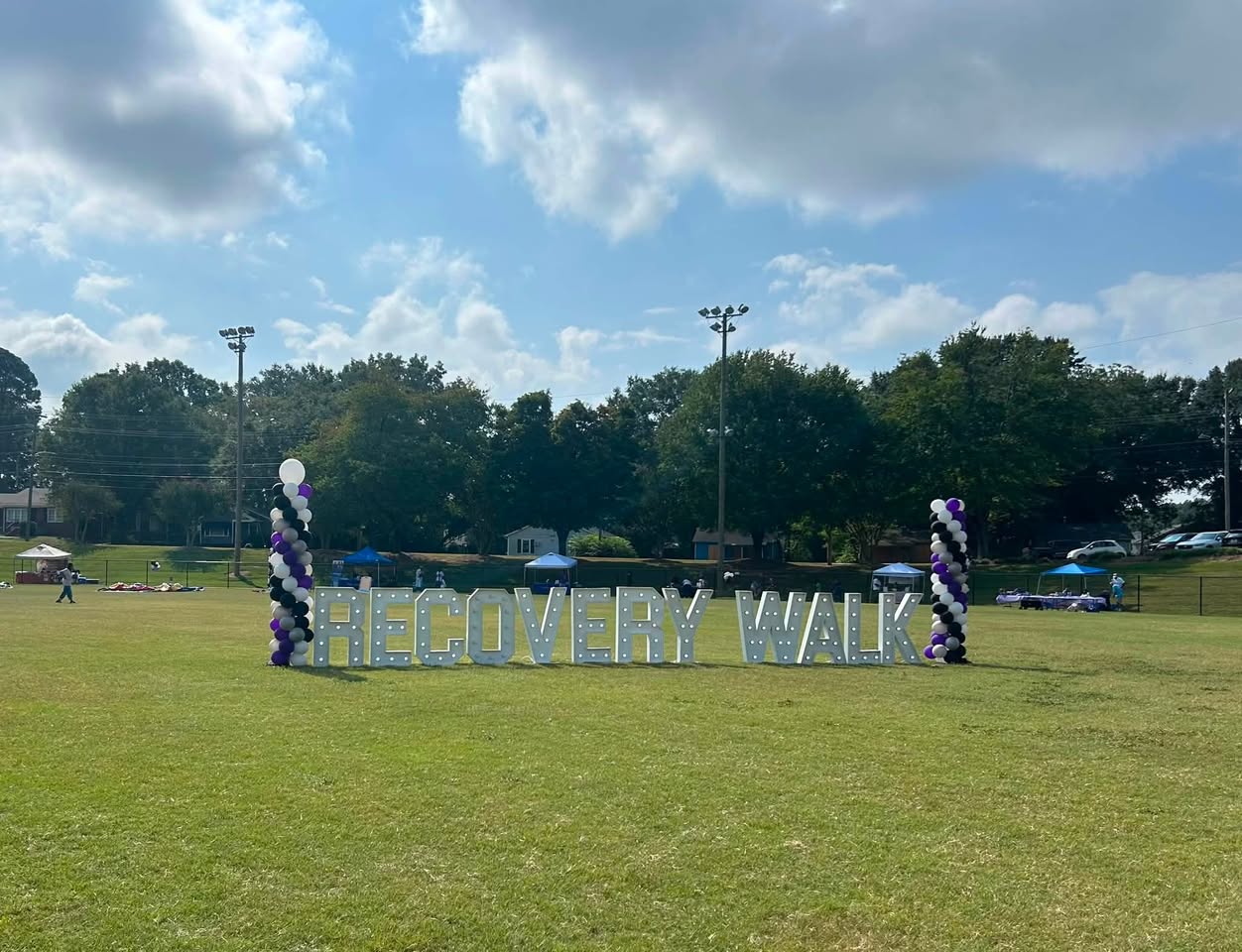 Gaston Recovery Walk event field