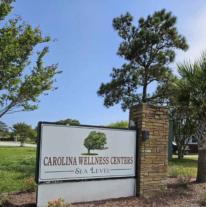 Carolina Wellness Centers at Sea Level entrance sign